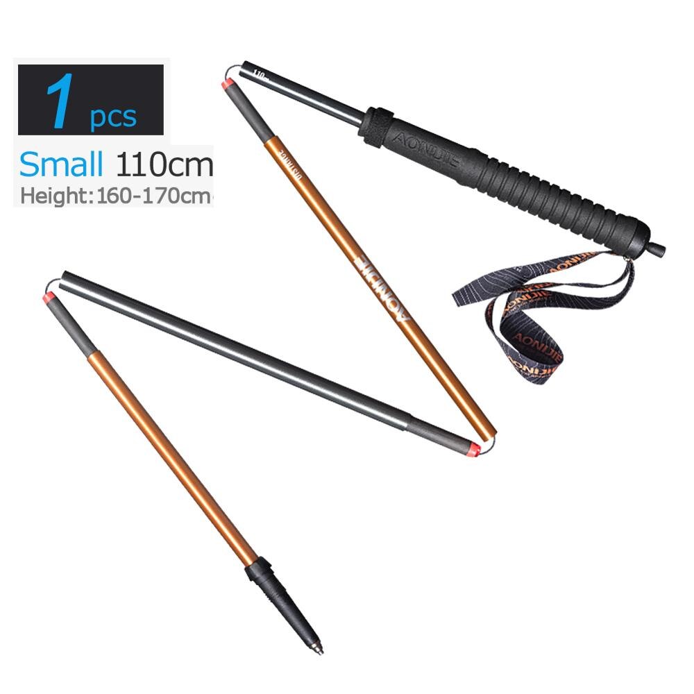 AONIJIE E4102 M-Pole Folding Ultralight Quick Lock Trekking Poles Hiking Pole Race Running Walking Stick Carbon Fiber E4101: 1 pcs  E4102  110cm