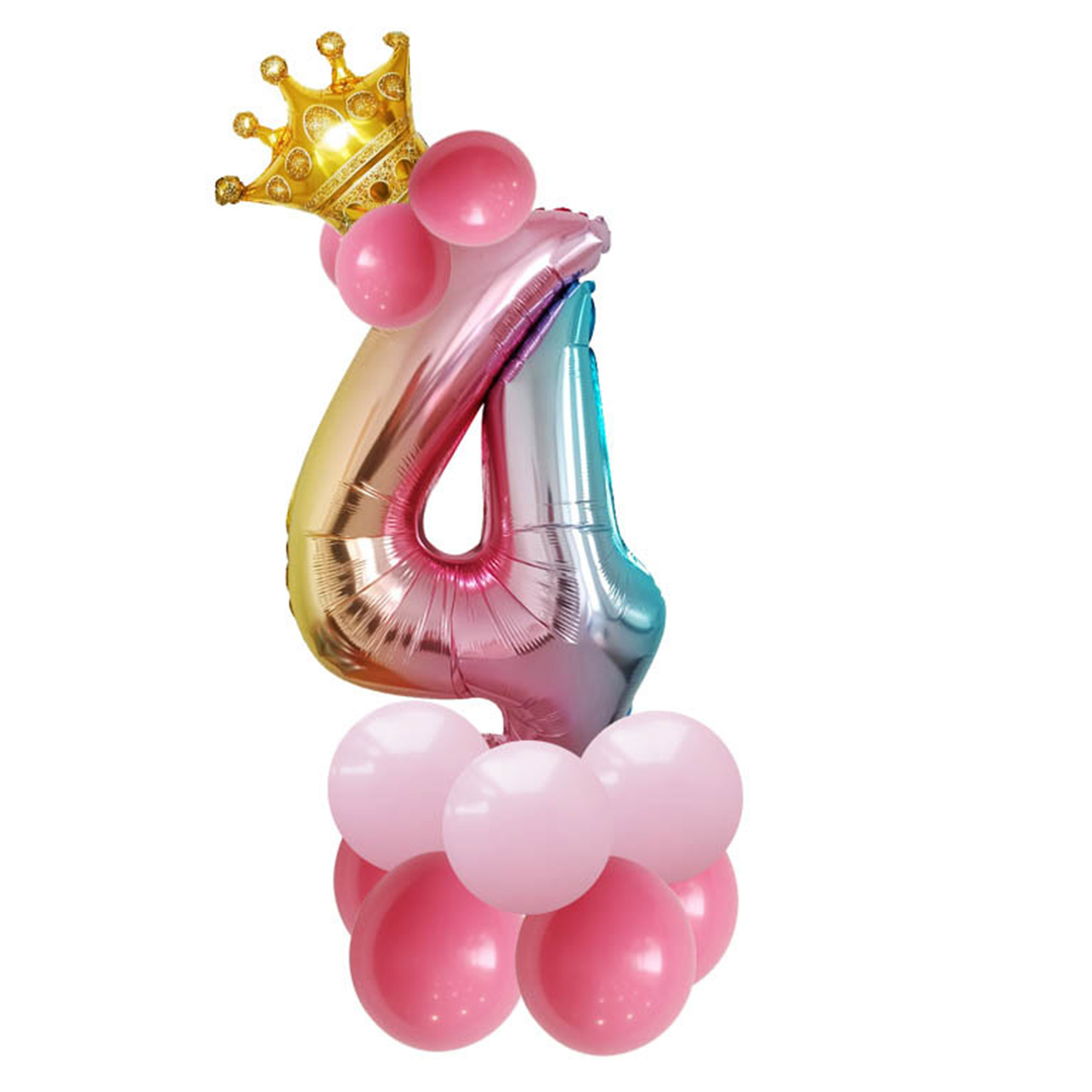 14 Pcs Nummer Lucht Ballon Verjaardag Ballonnen Verjaardagsfeestje Decoraties Kids Folie Ballon Figuren Ballon Ballen Babyshower