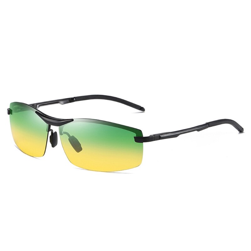 Anti-Glare HD-Lens Clear Night Vision Sunglasses Daytime Polarized Copper and Yellow Tint Night Driving Glasses for Men