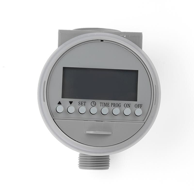 3 Styles Garden Electronic Watering Timer Rain Sensor Solar LCD Double Dial Controller Watering Irrigation 1/2'' 3/4'' Tap Joint