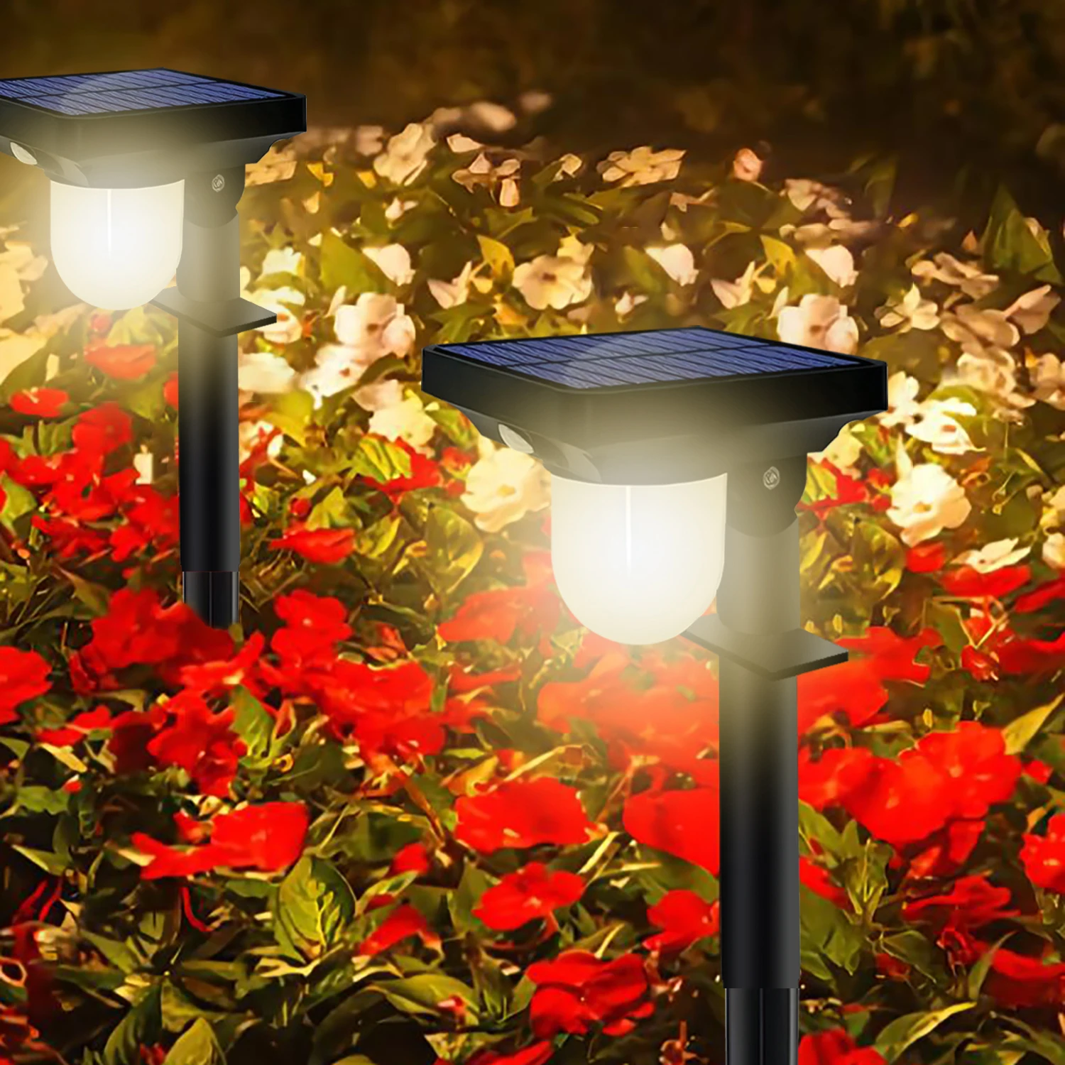 Lampy solarne Ogród na zewnątrz Zasilana energią słoneczną kinkiet Wodoodporny czujnik ruchu Ścieżka Światło Krajobraz Ścieżka Podwórko Podwórko Trawnik