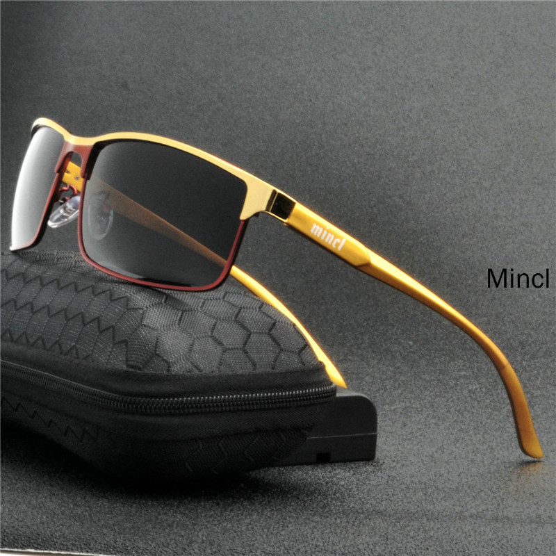 Men Aluminum black Sunglasses HD Polarized UV400 Mirror Male Square brown Driving goggles Sun Glasses Women For Men FML