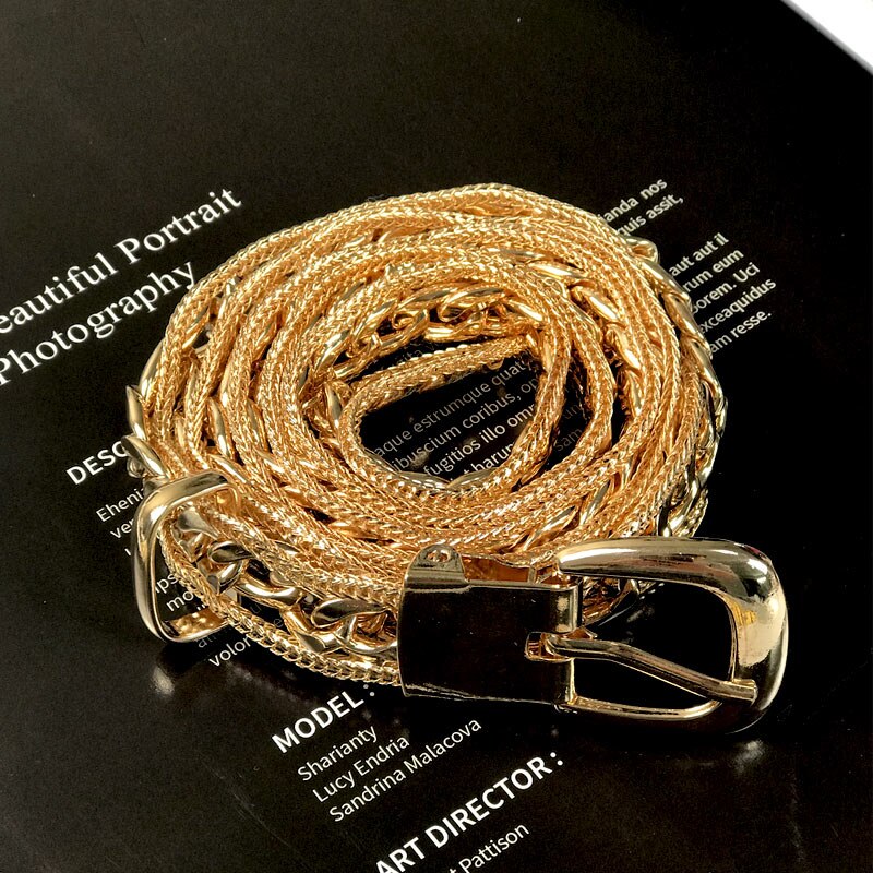 Cinturón de cadena de plata para mujer, metal dorado de cintura ketting riem Z, cinturones de de lujo para mujer, punk jeans, llavero, cinturón con cintos: gold chain belt