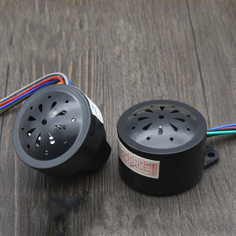 Bocina de triciclo para vehículo eléctrico, claxon de voz de respaldo antirrobo, 48V, 60V, tres en uno, Cuatro en Uno