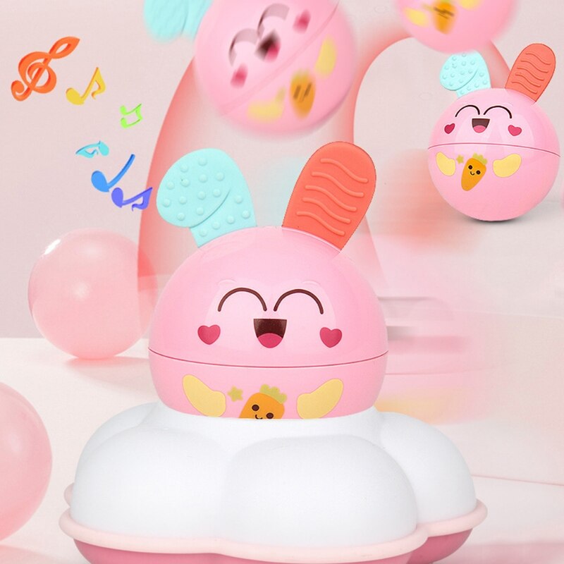 USB Charging Developmental Baby Toy Sound Control Baby Musical Toys Smart Rabbit with Cloud Bottom Crawl Educational Toy 03KD