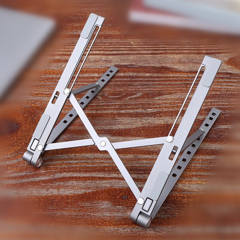 Bærbar justering bærbar køleskab foldbar aluminiumsunderstøttelse bærbar holder holder til bærbar ipad