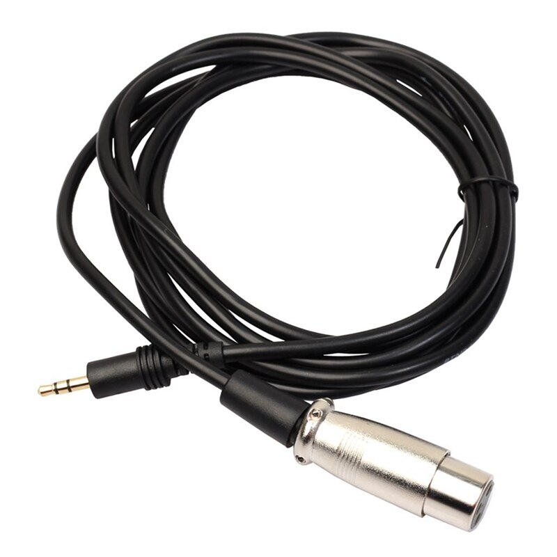 Connecteur Jack XLR vers mâle stéréo PL 6.35mm 1/4, 3 broches, adaptateur, convertisseur, Audio, micro, Microphone: Default Title