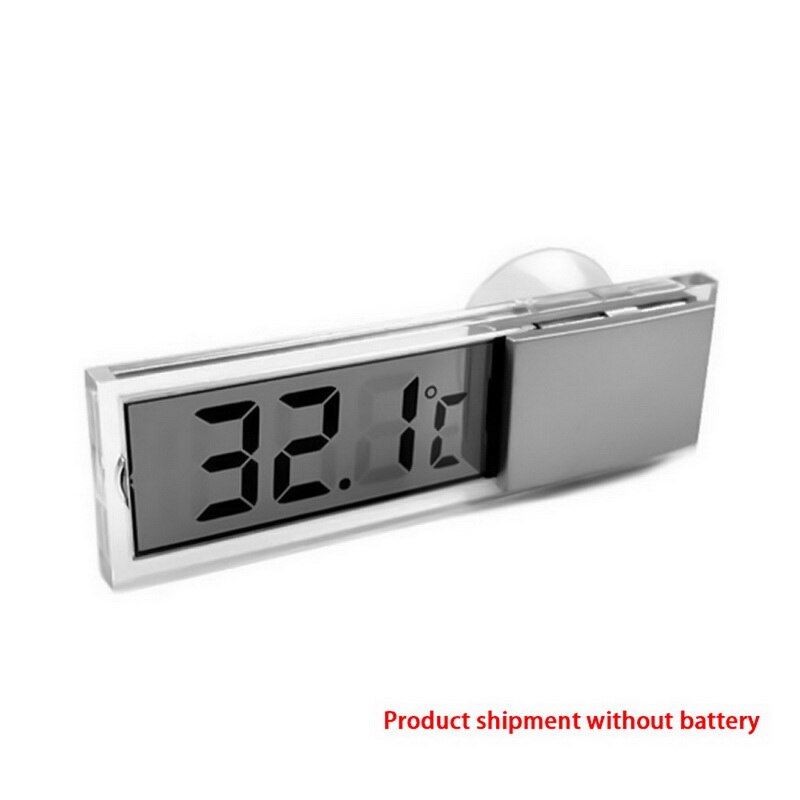 Suction Thermometer LCD Digital Weather Station Wireless Sensor Window Hydrometer Indoor Outdoor Thermometer Temperature: B