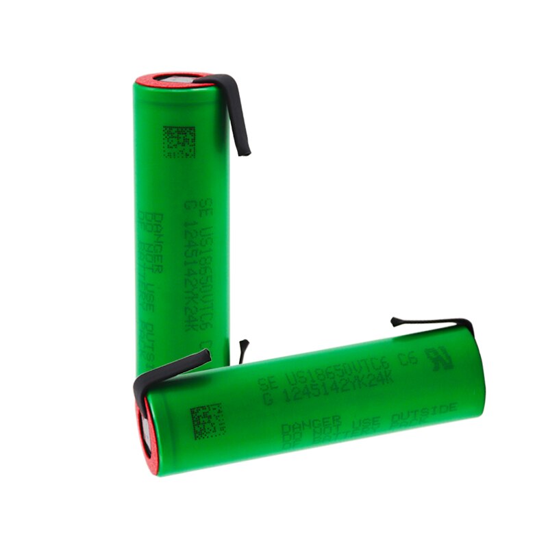 VTC6 3.7V 3000mAh 18650 batteria agli ioni di litio 30A scarica per 18650 batteria ricaricabile US18650VTC6 strumenti batterie fogli di nichel