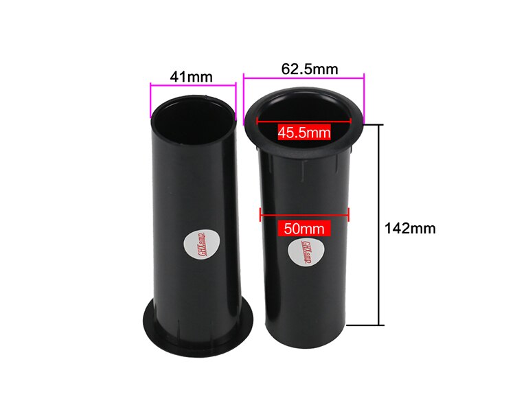 GHXAMP 2 inch 4 inch 6.5 inch Speaker Inverted Tube Port Auxiliary BASS Subwoofer ABS Loudspeaker Guide Tube 2PCS: For 5inch 6.5inch