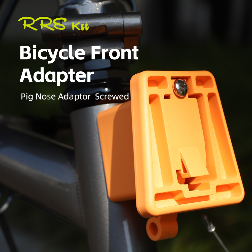 RRSKIT Adattatore anteriore per bici per staffa adattatore per supporto per borsa portabici pieghevole Brompton