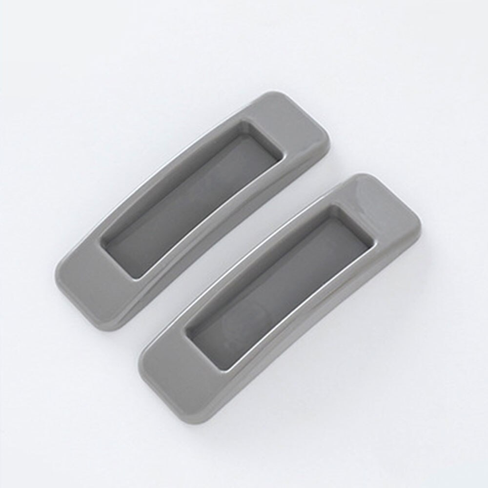 2pcs Door Pull Door Knob Pull Handle Display Window Home Decoration Drawer Beautiful Furniture Bedroom Cabinet Cupboard: Gray
