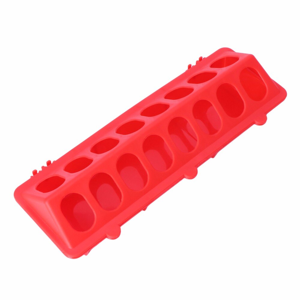 1pc Plastic Flip-Top Bird Poultry Feeder Trough Feeding Chicken Animal Farming Tool Case farm animal Feeder Supplies