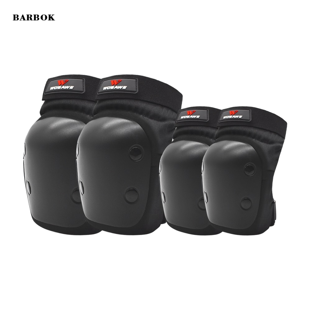 Wosawe barn barn knäskydd armbågsskydd skoter skidcykel moto smutscykel hockey rullskridskoåkning sport skyddsskydd