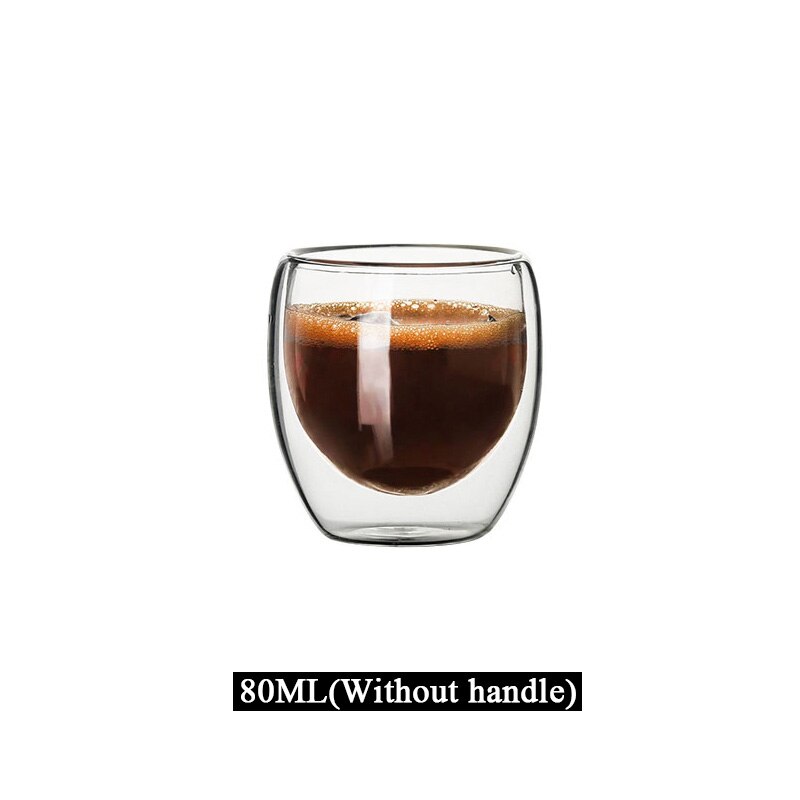 80-650ml podwójna ściana szklany kubek odporny na herbatę kufel do piwa kawa mleko sok z cytryny kubek Drinkware Lover filiżanki do kawy prezent kreatywność: B 80ML