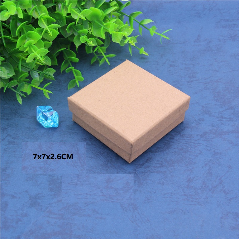 24 Stück Schmuckschatullen aus Pappe, 3,54 x 3,54 x 1,18, quadratische Kartons aus Papier, Kraftpapier, Geschenkverpackungsbox für Weihnachten: Lila