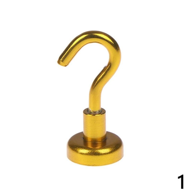Magnetisk krog stærk mini kraftig bøjle holdbar til køkken køleskab aimant hæklet stål kroge holder