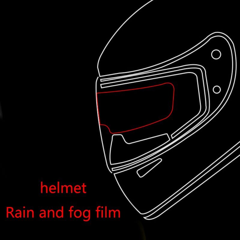 Film Anti-buée T3LF de casque de moto de correction de lentille imperméable et antibuée