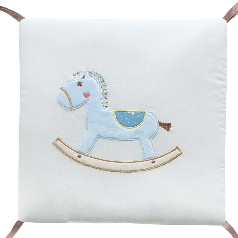 Parachoques infantil para bebé, parachoques blandos gruesos nórdicos para cuna, decoración para habitación de bebé, Protector de cuna para recien nacidos, juego de 6 uds.: xiaomuma