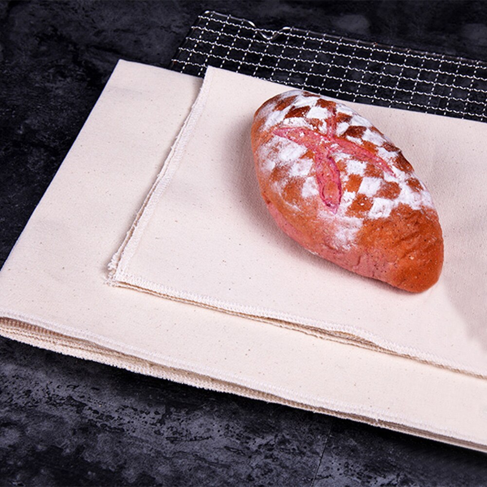 Dough Couche Cotton Blend Kitchen Tool Pastry Baking Proofing Cloth For Breads Fermented Mat Rectangular Thick Bakers