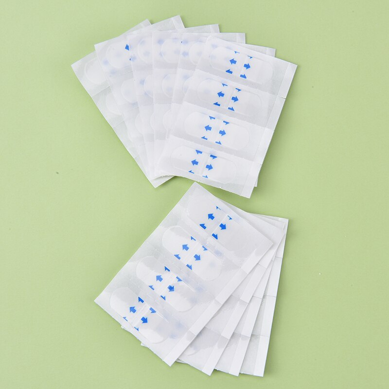 Herramientas de Estiramiento facial de maquillaje, adhesivo para cara delgada, adhesivo Invisible para levantar la barbilla, cinta médica, 40 Uds.