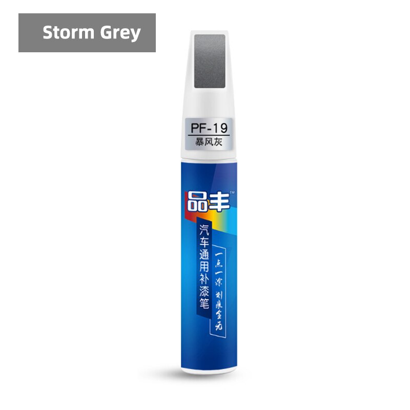 20 Colors Car Auto Paint Pen Coat Scratch Clear Repair Remover Applicator No Toxic Durable Auto Mending Fill Paint Pen Tool: storm grey