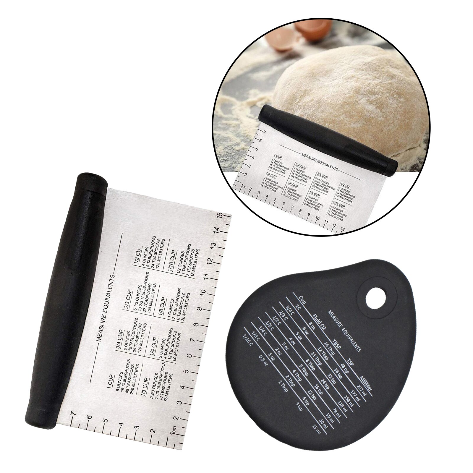 Stainless Steel Dough Scraper Blade Cutter Griddle Chopper Cutter