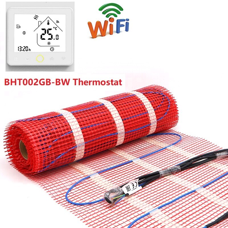 MINCO WÄRME 0,5 m2 Fußbodenheizung matt 150W/M2 Niedrigen Elektrische 50cmX1m Warmen Boden matt
