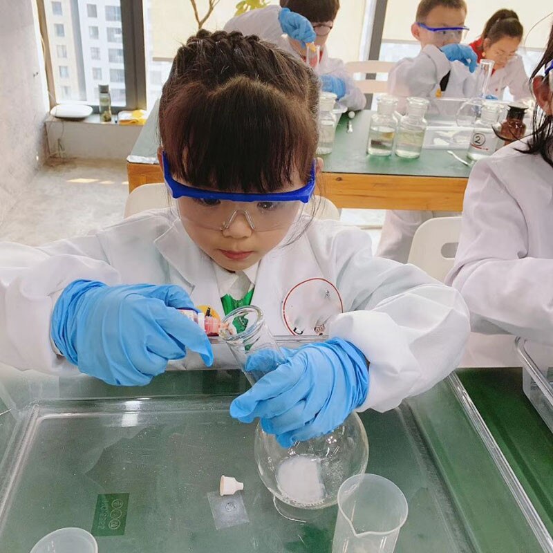 1 Paar Glazen Goggle Student Lab Bril Oogkleppen Experimentele Bril Voor Chemie Klasse Student School Onderwijs Apparatuur