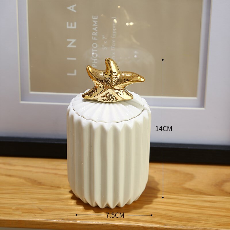 MINI Ceramic Animal Storage Jars Bear Rabbit Cover Spices Candy Tank Container Coffee Jewelry Kitchen Organizer Decoration Craft: 2