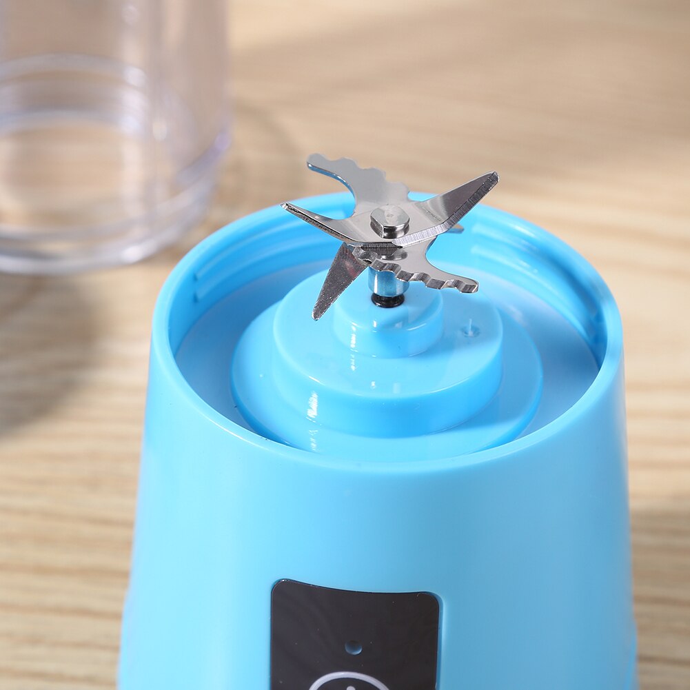 380ml 4/6 Blades USB Rechargeable Juicer Household Mini Lemon Juice Extractor Machine Portable Food Blender Mixer
