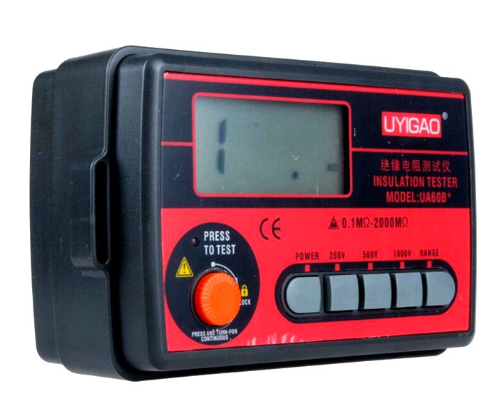 UA60B + insulation resistance tester, digital megger, 250V / 500V1000V Insulation shake table.