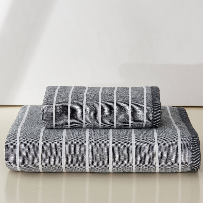 Mærke håndklæder 100 bomuldshåndklæder badeværelse til voksne hurtigttørrende blødt tykt højabsorberende antibakterielt rejsehåndklædesæt: Liangpin-huise / 1 stk badehåndklæde