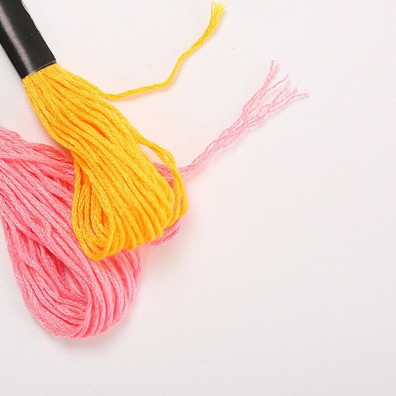 24/50/100 Colors Anchor Similar DMC Threads Cross Stitch Cotton Embroidery Thread Floss Sewing Skeins Craft Sewing Thread Holder