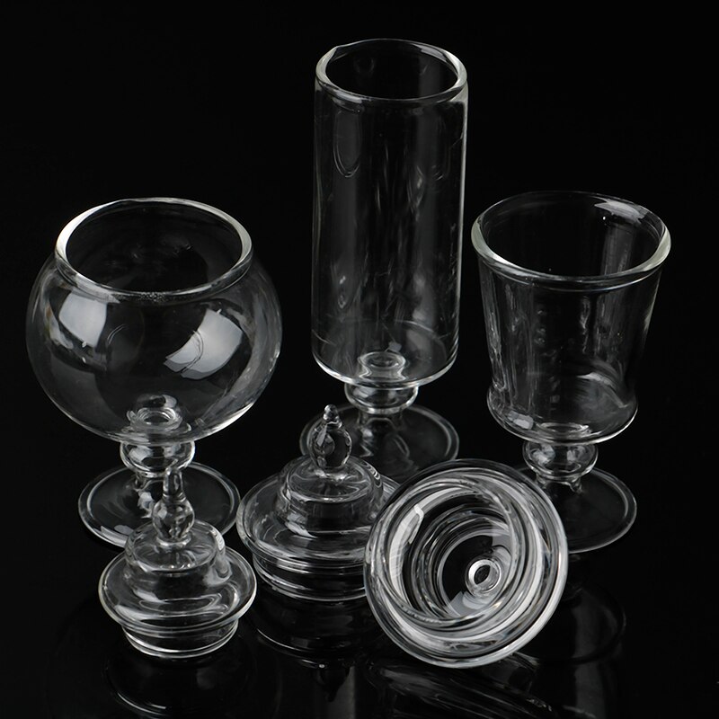 Miniatura casa delle bambole di Vetro Vaso Della Caramella di Simulazione Della Caramella Bottiglia di Modello Giocattolo 1/12 Bilancia fingere giocattolo per La Casa Delle Bambole Decalcomanie Nuovo