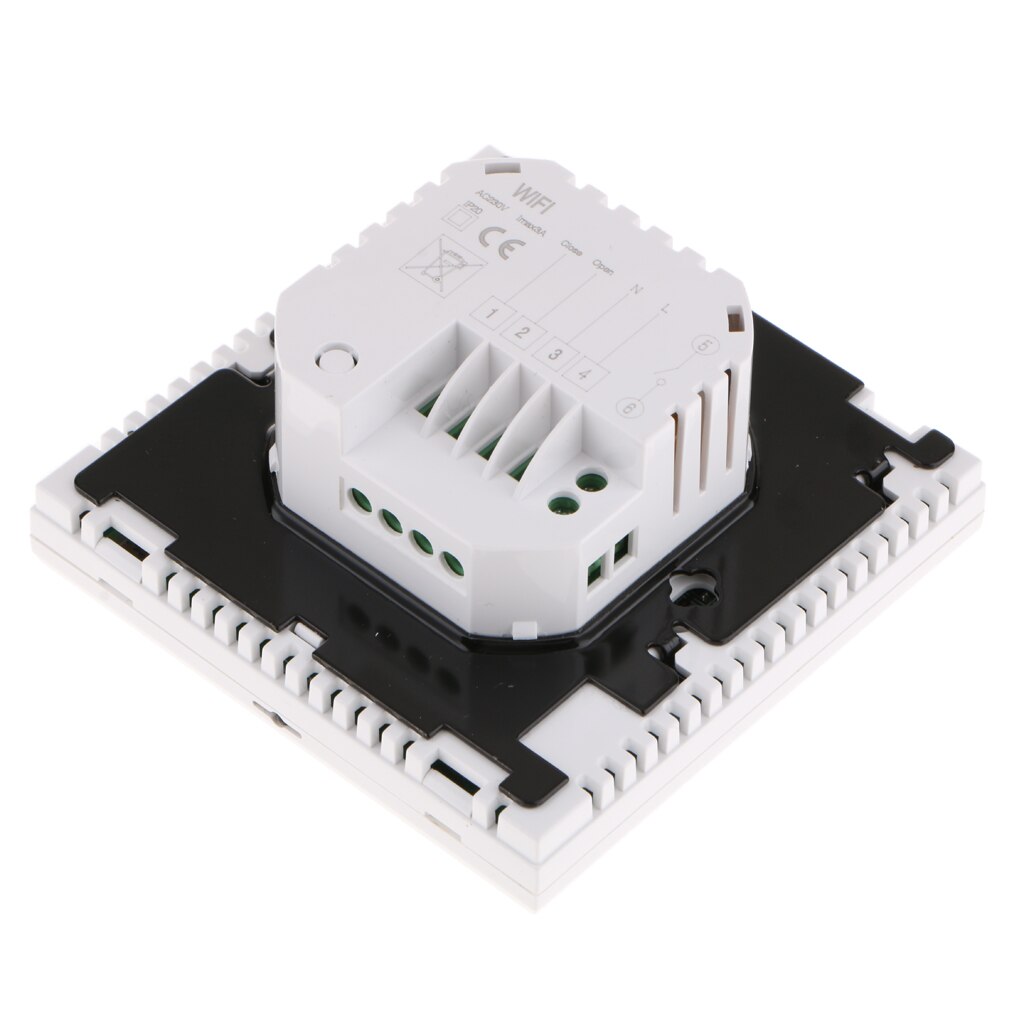 HY03WE-1 Wi-Fi 7 Times Programmable Touchscreen Thermostat with Geofencing Home Safety Protection Children Lock