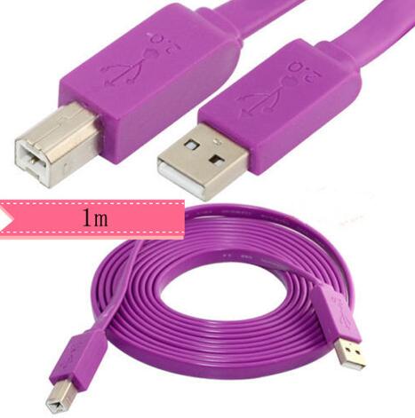 LBSC 3FT Flat Type USB 2.0 A Male to B Male Printer Cable