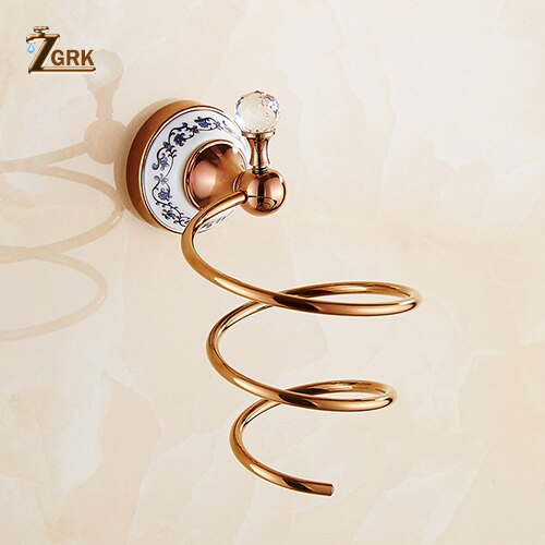ZGRK Luxus Zauberstab Montieren Alle Kupfer Rose Gold Papier Rollen Halfter Wc Gold Papier Halfter Gewebe Kasten Schlecht Zubehör: GJQH03R