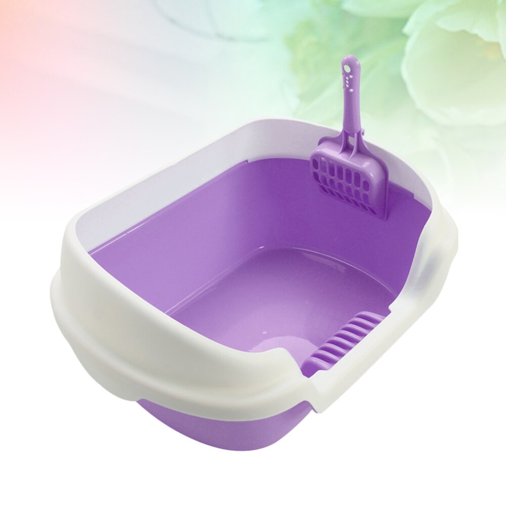 Semi-gesloten Kattenbak Praktische Kat Cleaning Bad Wastafel Kattenbak (Roze, Grootte)