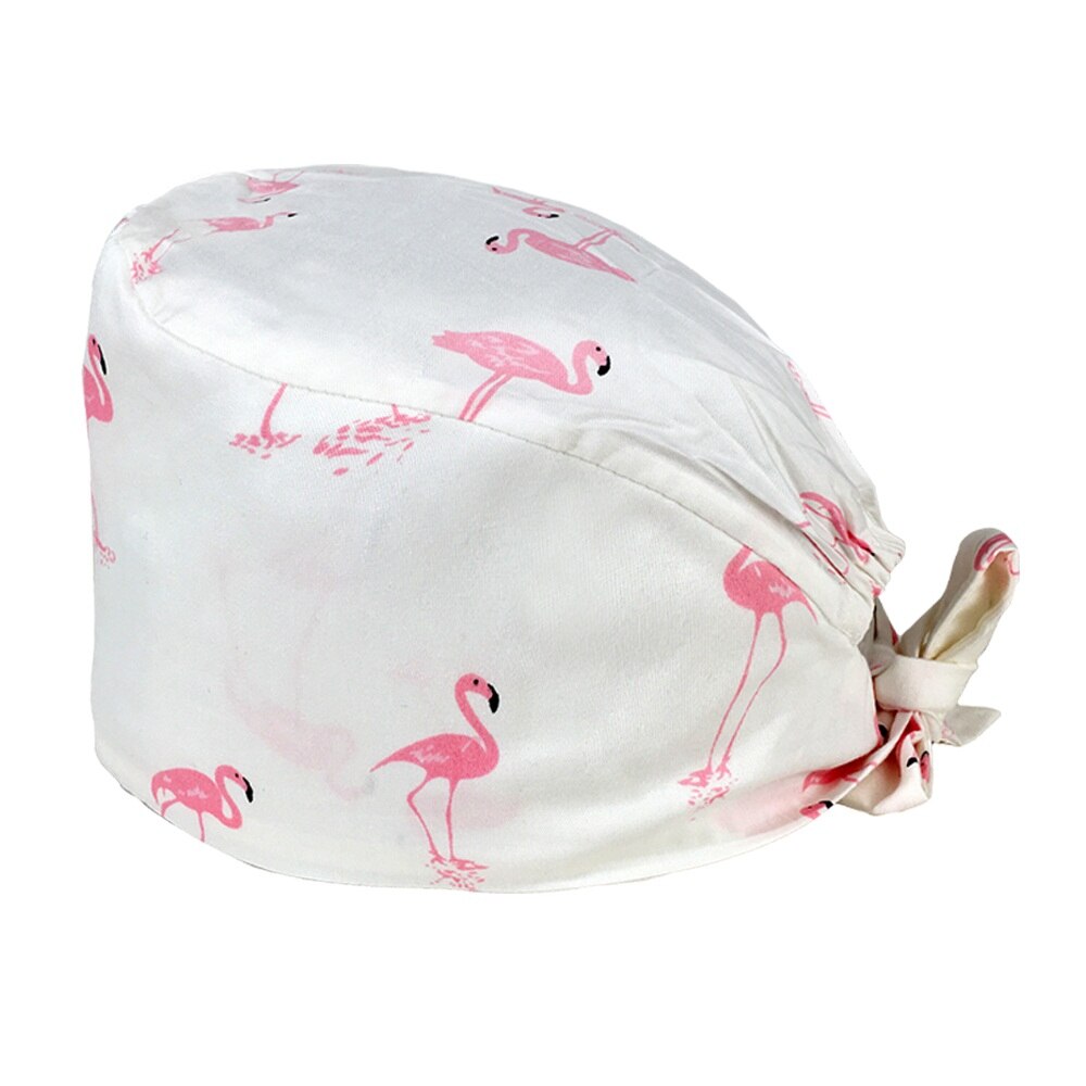 cartoon printing adjustable breathable scrub cap custom beauty salon nursing caps hospital surgical caps: 12033