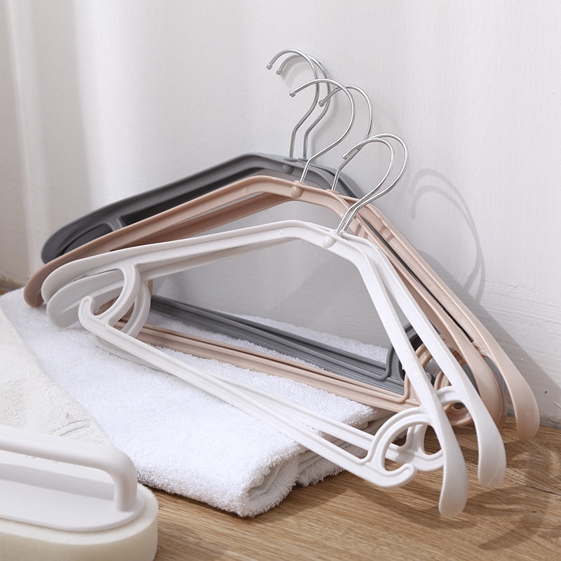 Non-slip Hanger Portable Clothes Hanger Plastic Laundry Storage Drying Hanger for Suit Coat Closet Garment Outdoor Drying Rack