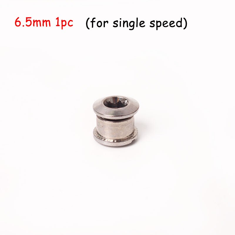 Krsec 4 kpl mtb eturattaan pultit 6.5mm 8.5mm polkupyörän tiepultit maastopyörä titaani kampiruuvi pyöräilytarvikkeet kampisarjalle: 1pc pulttia 6.5mm