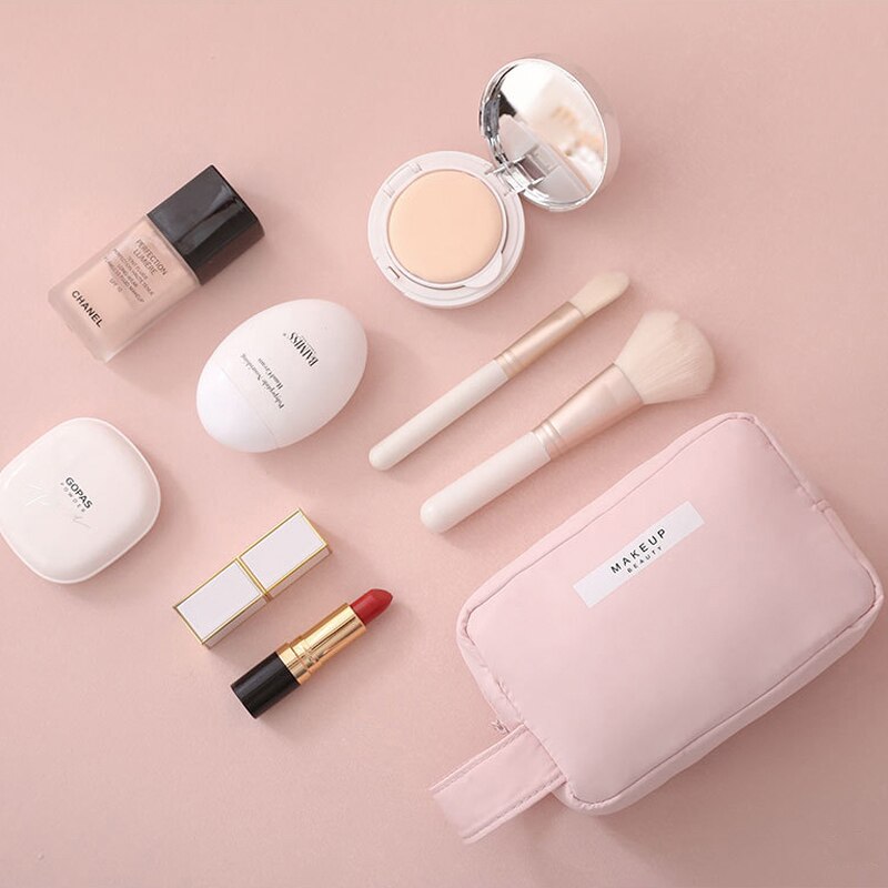 Net rode cosmetische tas opbergtas schoonheidsspecialiste cosmetische tas snelle cosmetische tas roze cosmetische tas waterdichte tas