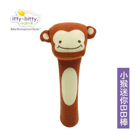 Baby hand grip rattle toy BB stick cow lion panda tiger rabbit monkey deer pig puzzle enlightenment rattle toy: 2