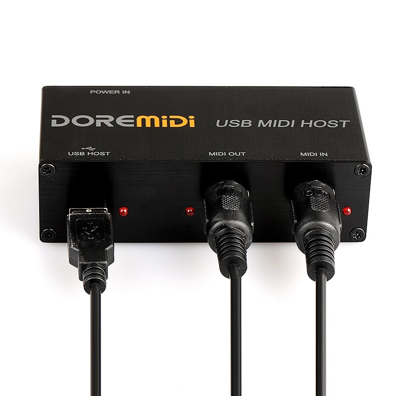 USB MIDI Host Box convertitore Host MIDI converti l&#39;interfaccia del dispositivo MIDI di uno strumento musicale in una comune interfaccia A 5 pin