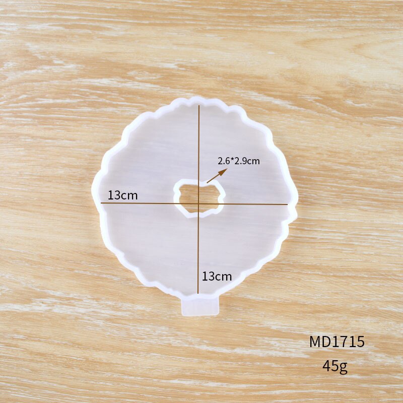 Crystal Resin Coaster DIY Kit Make Your Own Crystal Resin Coaster Individual Table Silicone Mat Placemat Coaster Stand: 07