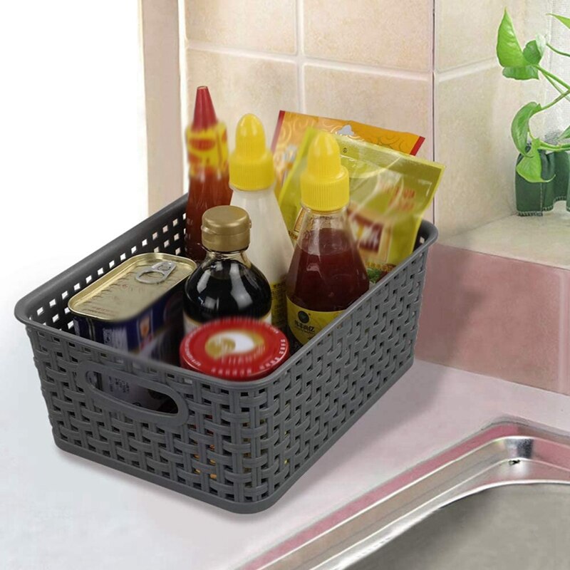 Pantry Organization and Storage Bins for Laundry Room, Bathrooms, Bedrooms, Kitchens, Cabinets, Under Sink or on Shelves
