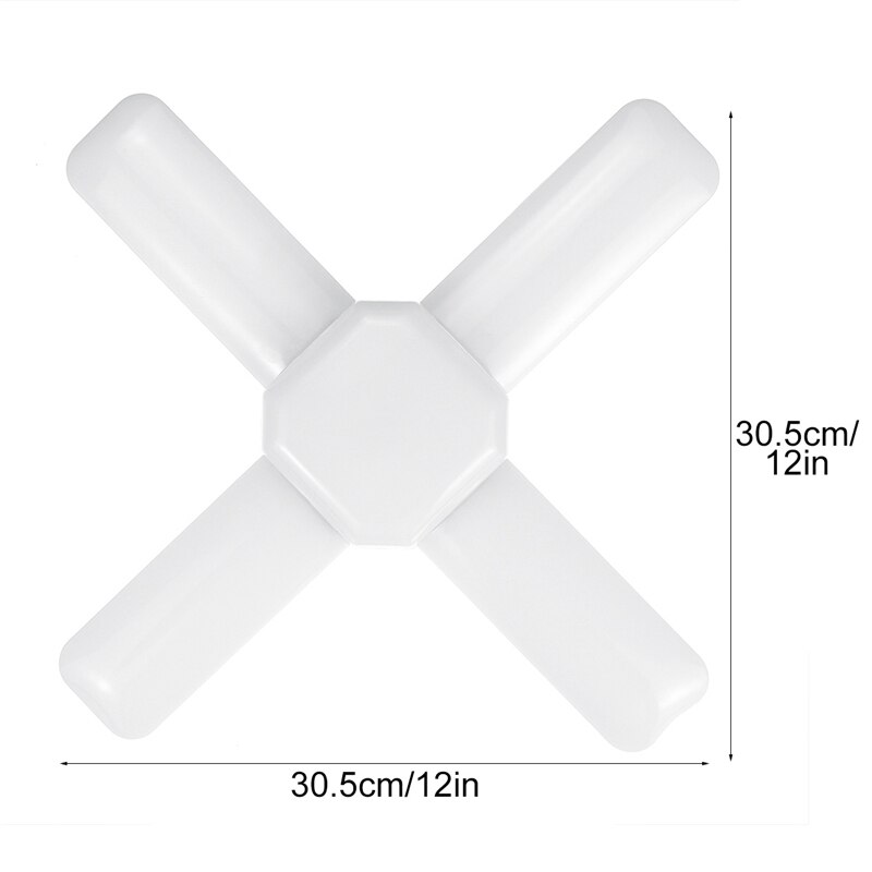 100W E27 Super Bright Industrial Lighting B22 LED Foldable Garage Light 180 Degrees Deformable Led High Bay Lamp for Workshop