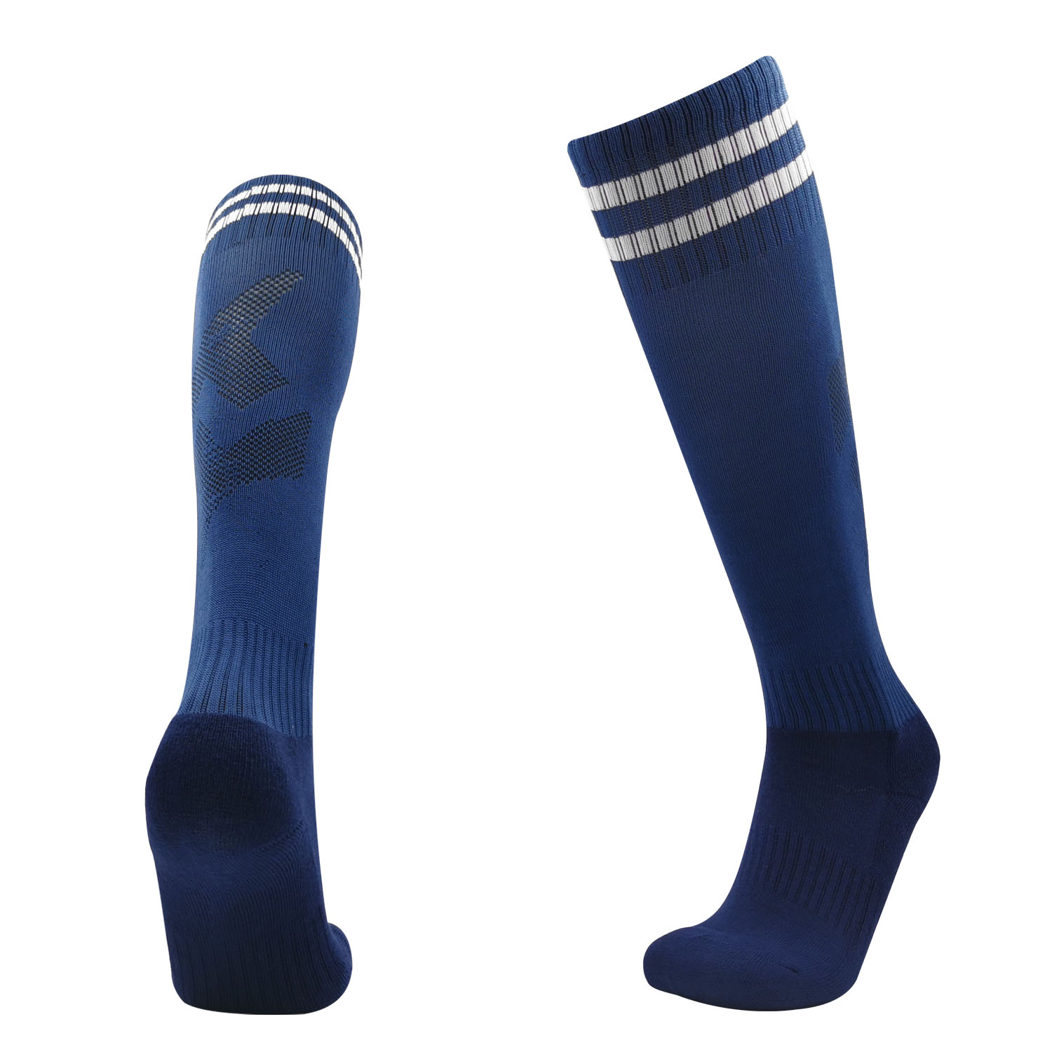 Voetbal Sokken Lange Buis Knie Katoen Kinderen Legging Kousen Voetbal Baseball Running Sport Volwassenen Kinderen Sokken: S / Bruin
