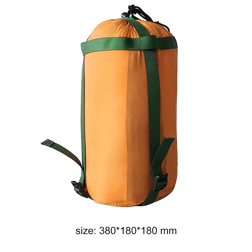Camping-Schlafsack, Kompressionspack, wasserdicht, ultraleicht, Schlafsack, Mehrzweck, platzsparend, für Daunenjacken: Gelb